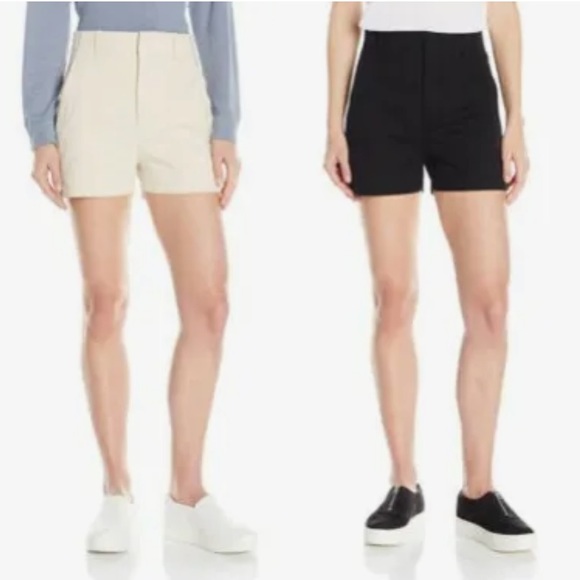 Vince High Waisted Black Shorts - Picture 3 of 5